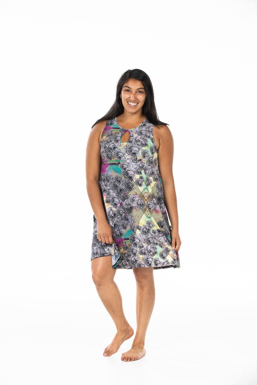 Sol Dress | Graffiti Bloom