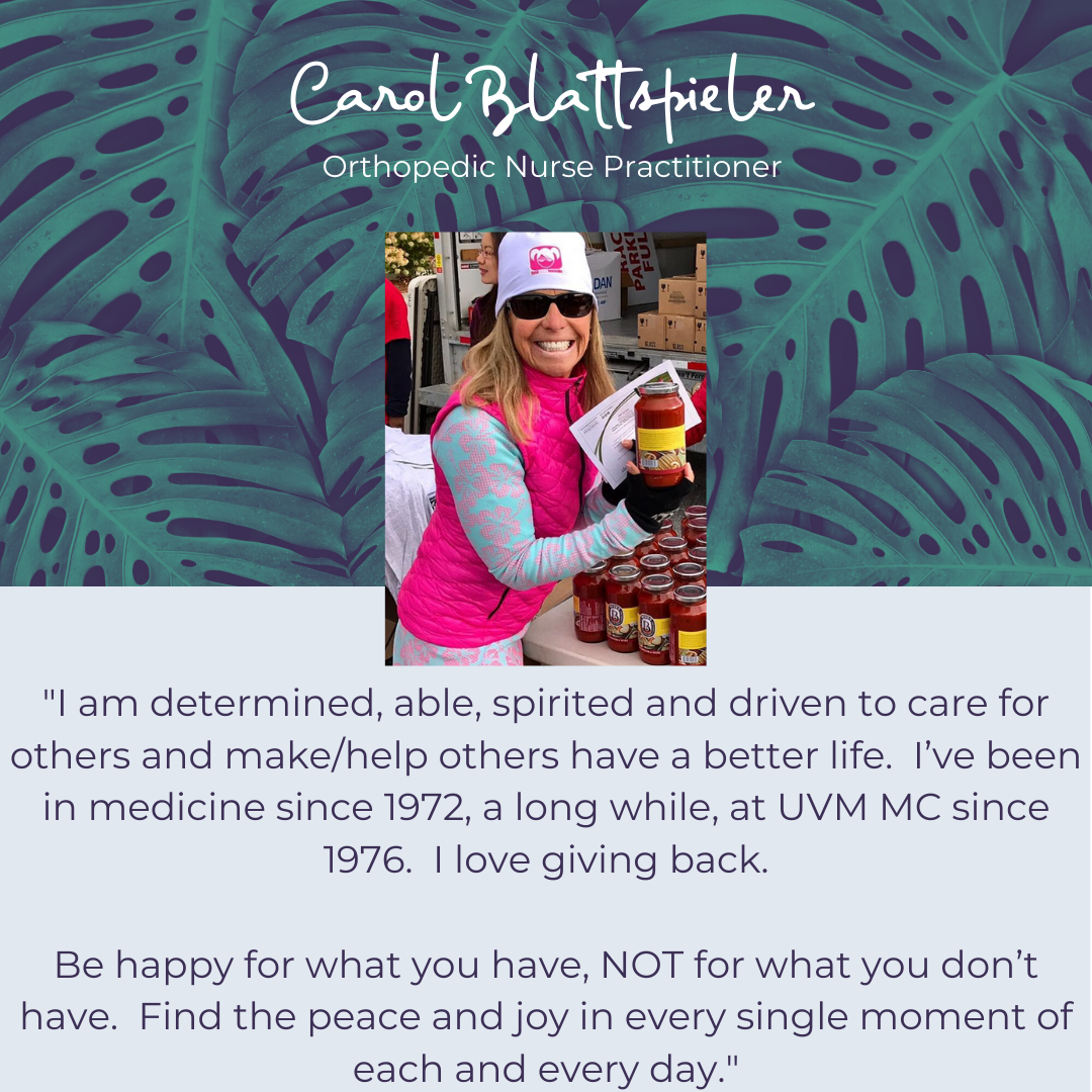 Mana Threads Essential Worker Appreciation: Carol Blattspieler